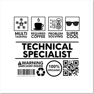 Technical Specialist Posters and Art